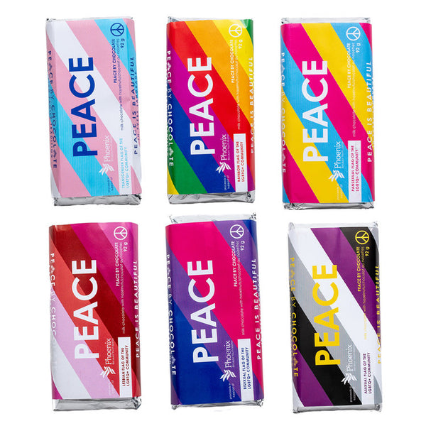 Pride Peace Chocolate Bar (Peace by Chocolate)