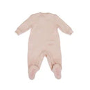 Mini Waffle Collection - Footed Sleeper - Pink