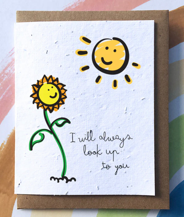 Look Up to You Greeting Card (SowSweet)
