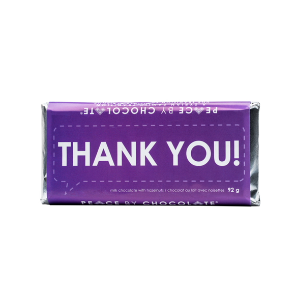 Thank You Chocolate Bar (Peace by Chocolate)